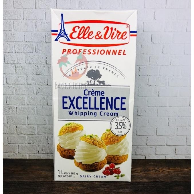 

Sale Promo!! Elle & Vire Creme Excellence Whipping Cream 1 Ltr