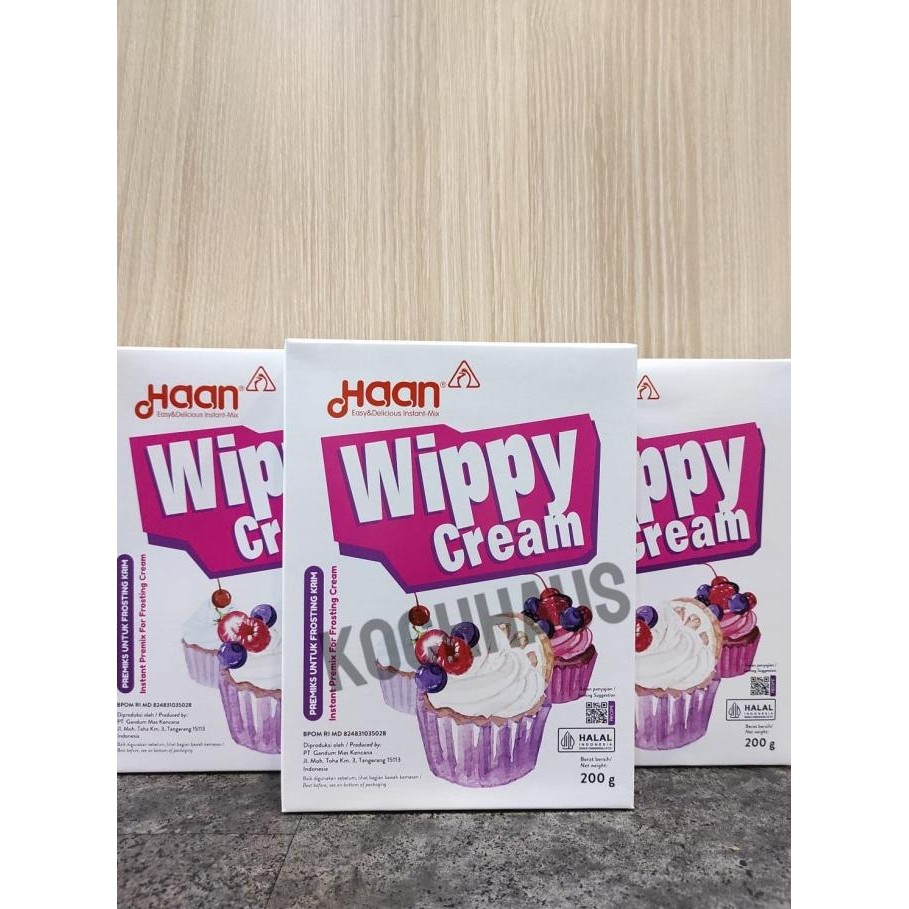 

Sale Haan Wippy Cream Instant Premix Frosting Cream Premiks Krim Instant
