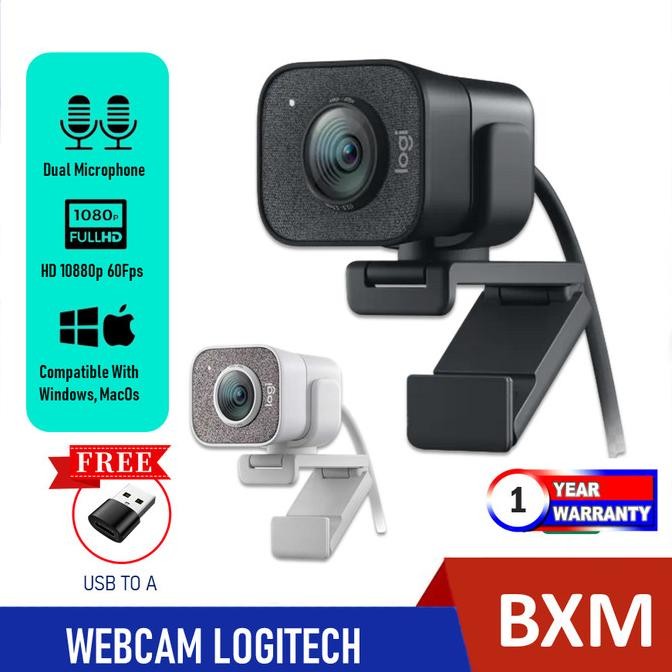 Logitech Streamcam Stream Cam Full Hd Usb-C Webcam Logitech Original New Stok