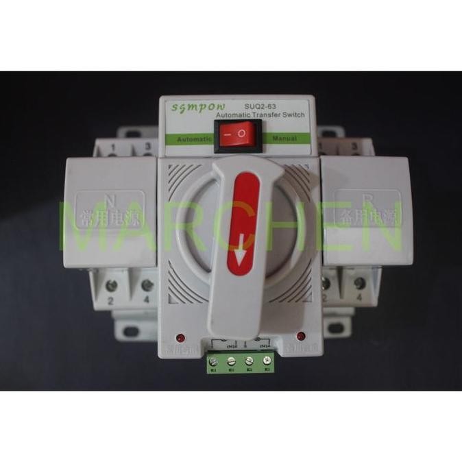 Automatic transfer switch ATS 2P 63A Otomatis COS Change Over Switch