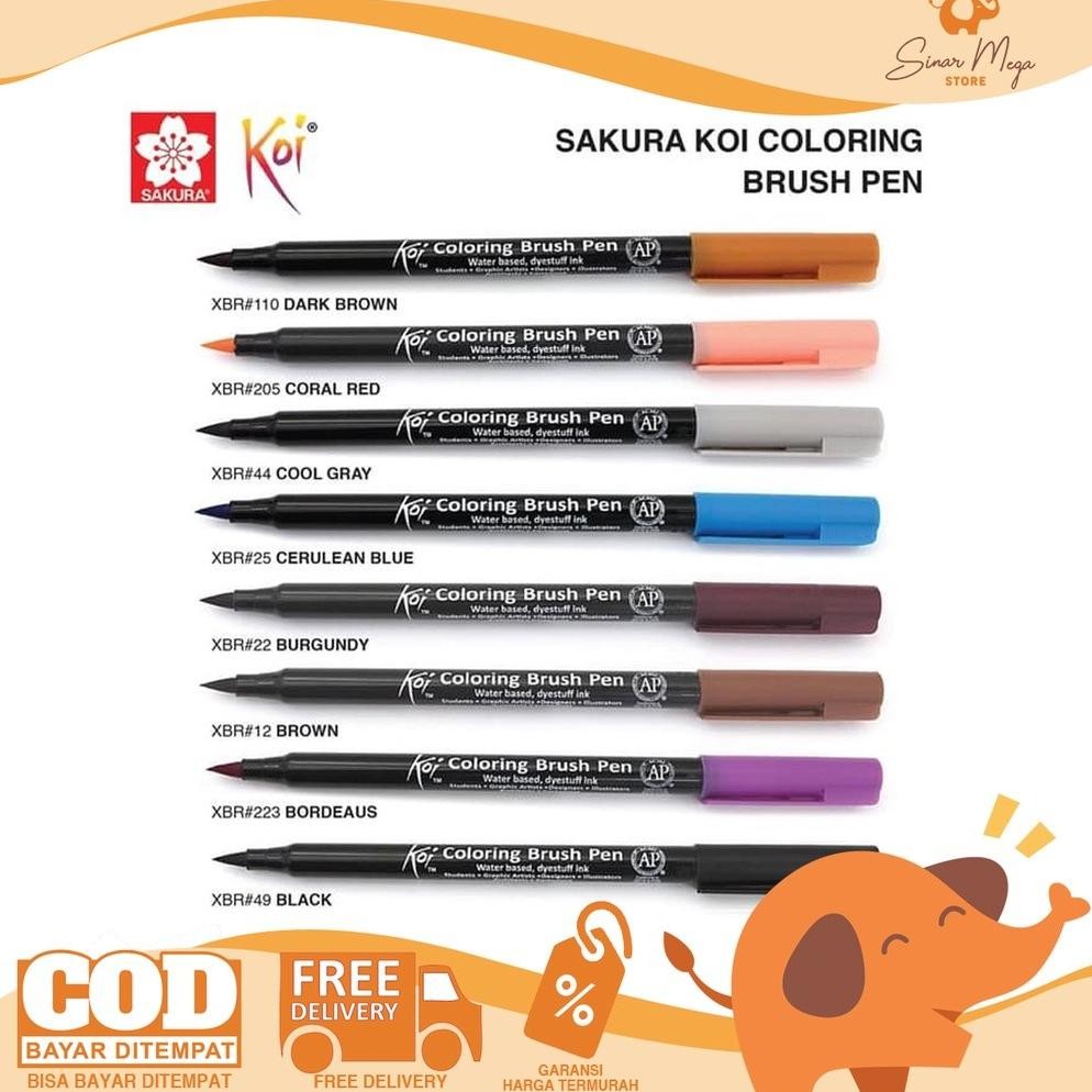 

hj-43 HRN-813 Sakura Koi Colouring Brush Pen Part 3 Termurah Sale