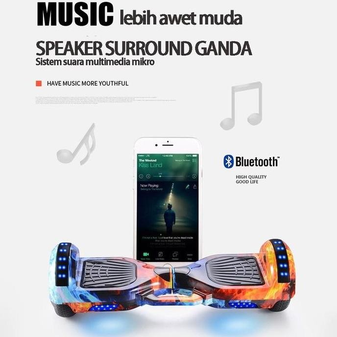 Murah KL047 Terbaru Smart Balance Wheel / segway / Smart Balance Hover Board Hoverboard 7 Inch Alat 