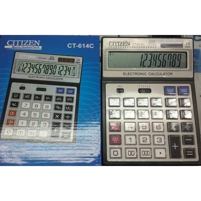 

jg-56 fgh-56 KALKULATOR DESKTOP . CT-614C / CALCULATOR MEJA 14 DIGIT CEK ULANG Hemat Viral