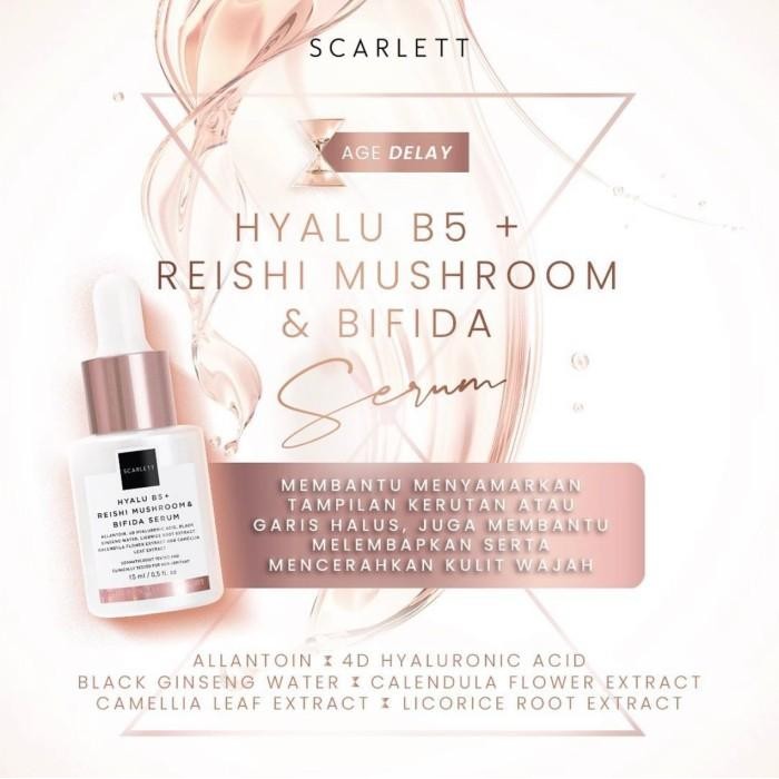 Scarlett Whitening Age Delay Serum Cream Toner