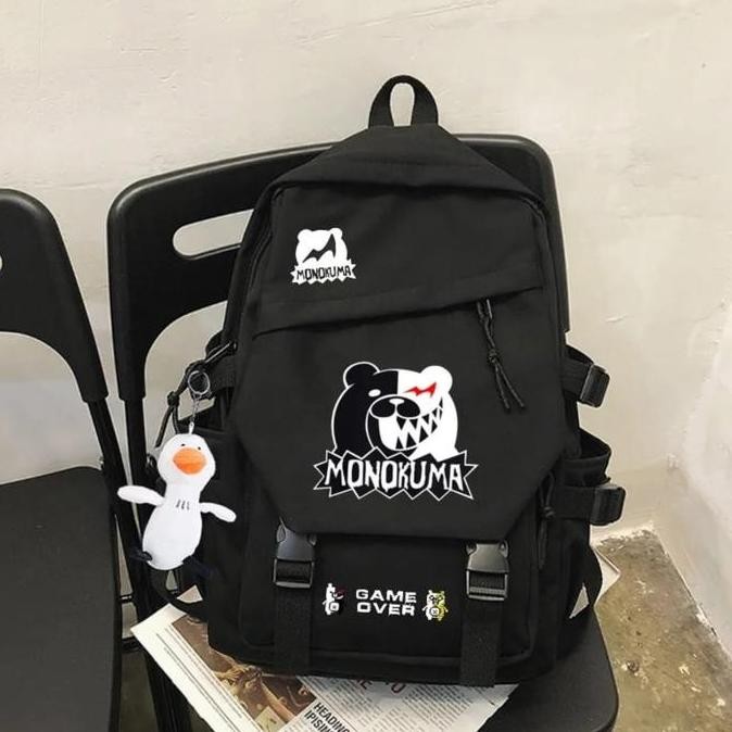 Grosir Tas Punggung Nilon Anime Aot Tas Sekolah Pelajar Anak Perempuan Laki-Laki Imut Tas Bahu Lapto