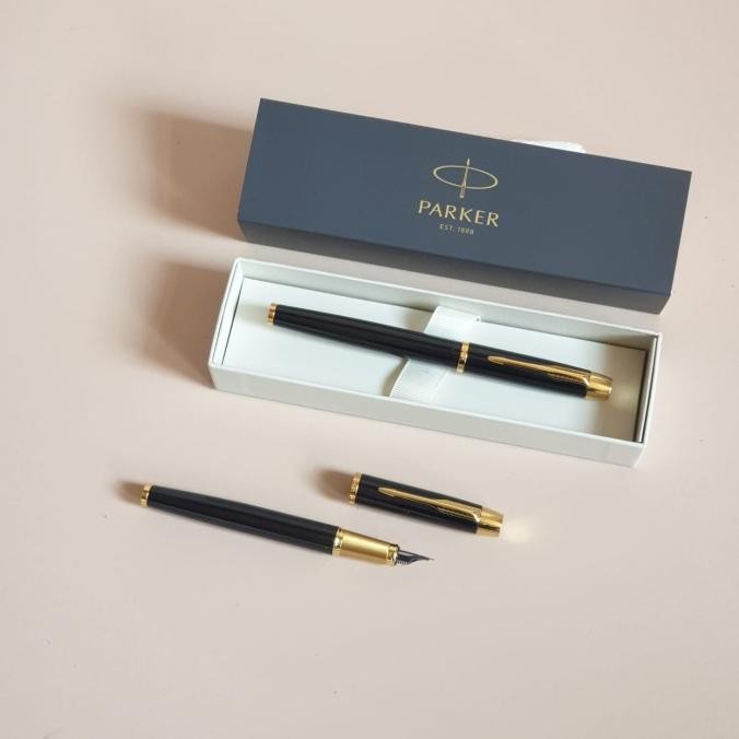 

TERMURAH - Pulpen Parker Original IM LQ Black CT ( Klip Silver) Fountain Pen