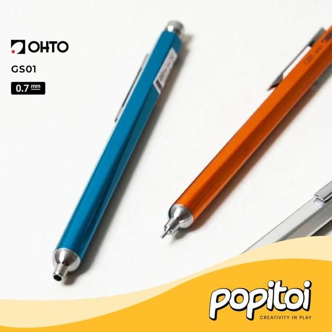 

NEW OHTO GS01 Needle Tip Metal Ballpoint Pen 0.7 mm Pulpen Bolpoin