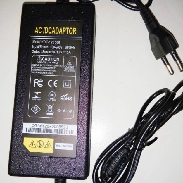 Adaptor AC to DC 12V 5A