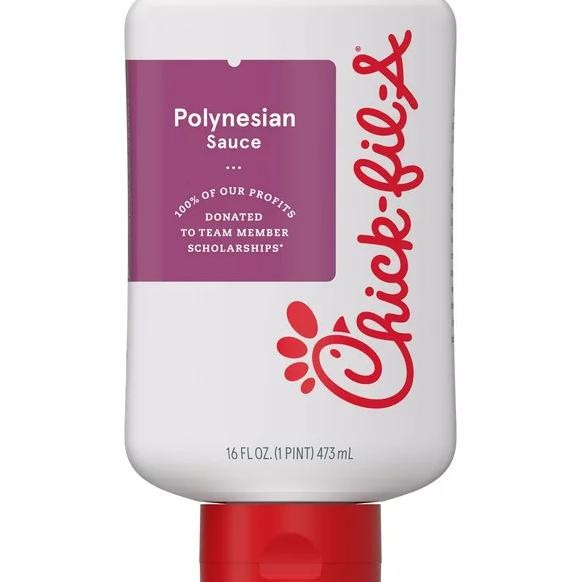 

Chick-fil-A Polynesian Sauce Squeeze Bottle Sandwich Burger Fries Saus