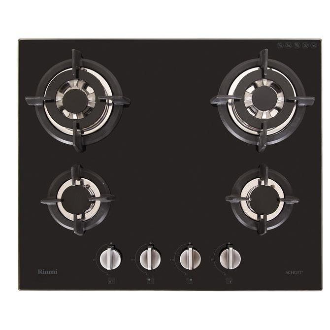 rinnai rb-64g kompor gas tanam 4 tungku built in hob --- garansi resmi