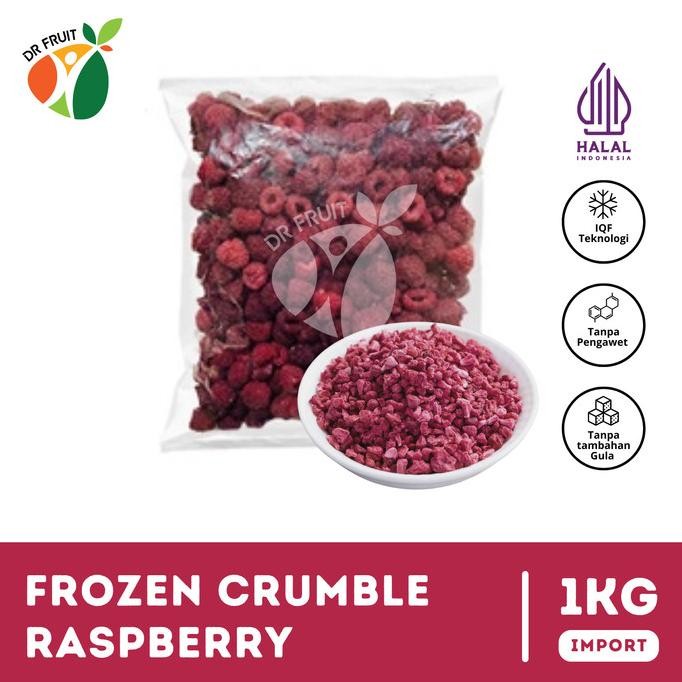 

Diskon! Buah Raspberry Beku (Cacah) | Frozen Raspberry Crumble | 1 KG