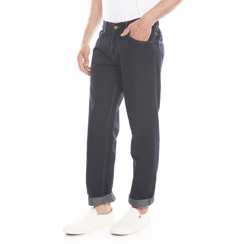 2nd Red Dad Jeans Blue Black 142102