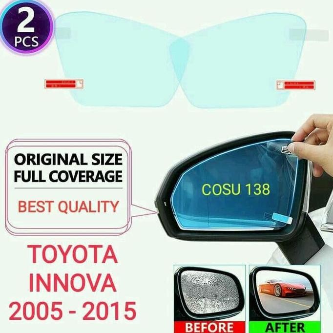 KACA FILM SPION ANTI FOG EMBUN KABUT AIR HUJAN TOYOTA INNOVA LAMA