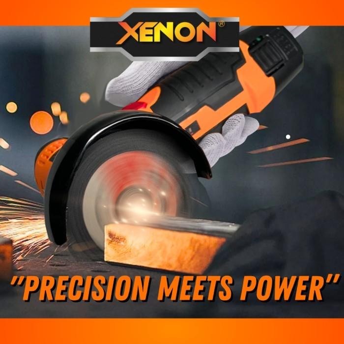 Xenon Cdag300 Cordless Mini Grinder 3" Gerinda Baterai 3 Inch 12 Volt Original Dan Terpercaya