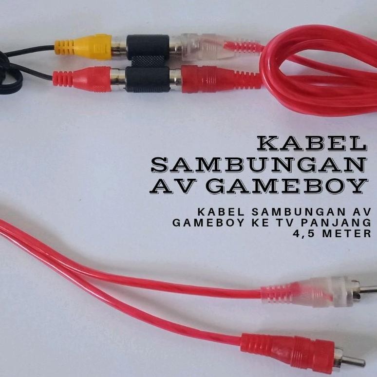 Kabel Sambungan Gameboy PVP AV ke TV Panjang 4,5m