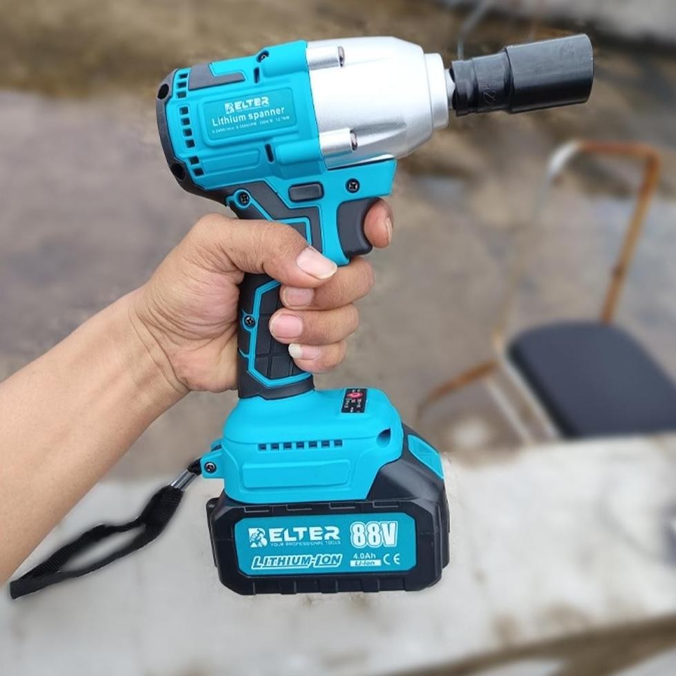 H-4 Impact 1 Set Komplit Belter Impact 48S 1 Baterai Bor Impact 48Volt Original