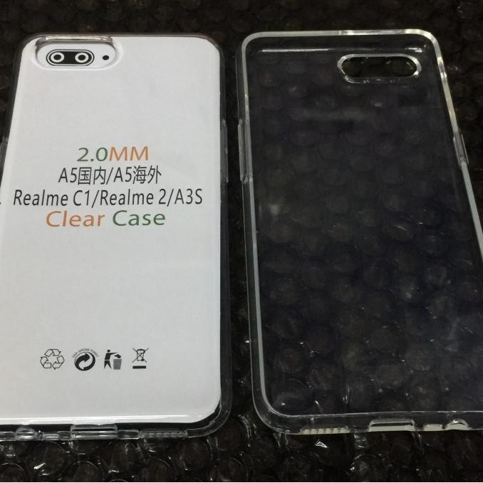 Jelly Case For Oppo A3S Silikon Bening TPU Transparan Anti Jamur
