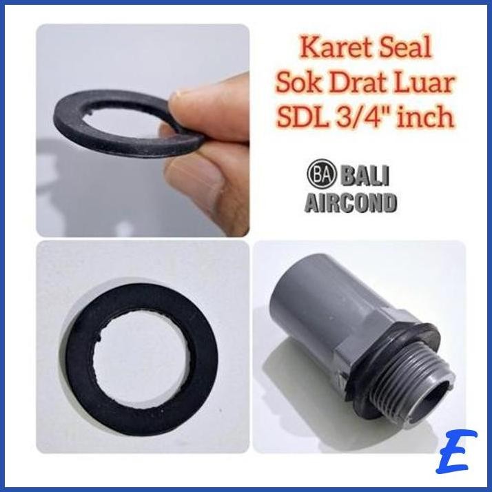 | BLR | Sil Seal Karet Drat Luar Pipa Kran 3/4" Kran Air Selang Fleksibel Rubber Seal O Ring 3/4 " 3