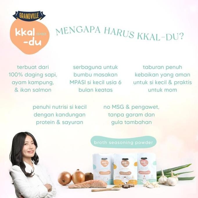 

Grandville Kaldu Sapi, Ayam, Ikan Mpasi BB Booster Non MSG Weekly Pack