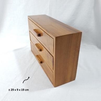 tempat sendok laci kayu / tempat sendok kayu estetik GM