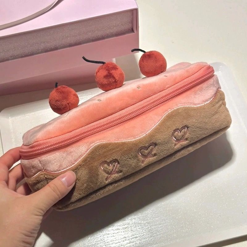 

Kotak Pensil Kue Ceri, Tempat Pensil Gaya Korea, Kotak Alat Tulis Makanan