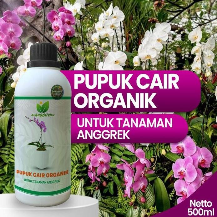 

Terlaris Manggrow Plant - Pupuk Organik Cair Bunga Anggrek 500Ml 1000Ml Tanaman