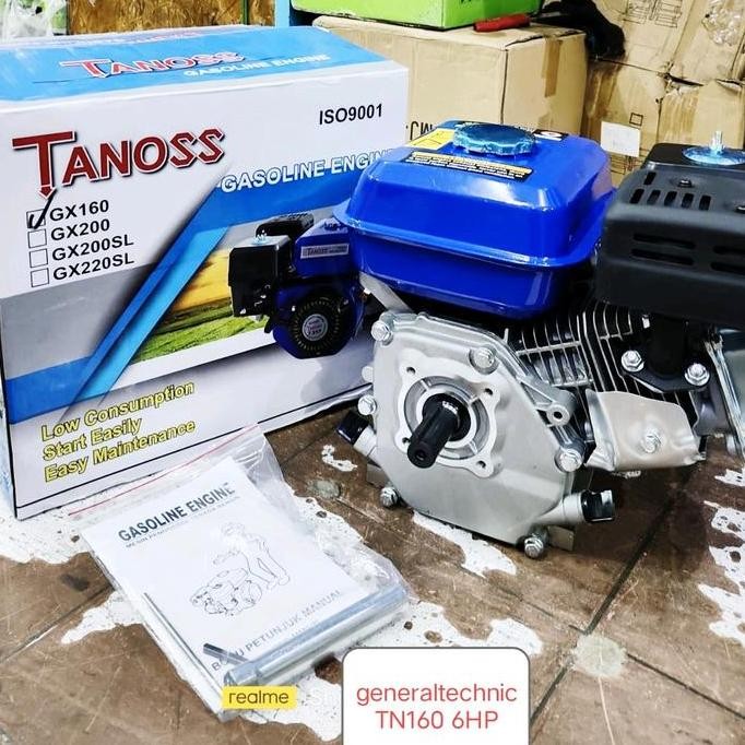 Engine Tanoss Gx160 6Hp Mesin Penggerak Gx160 Tanoss Mesin Gx160 4Tak New Stok