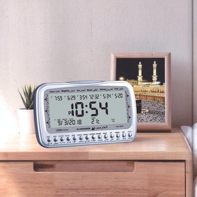 Jam Azan Meja Digital Al Harameen Promo