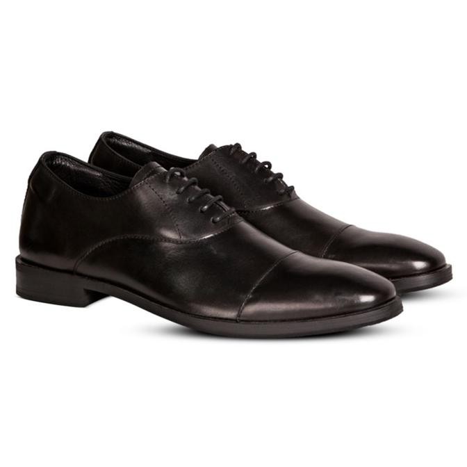 Sale Loob Oxford Black / Sepatu Formal / Sepatu Nappa Milano