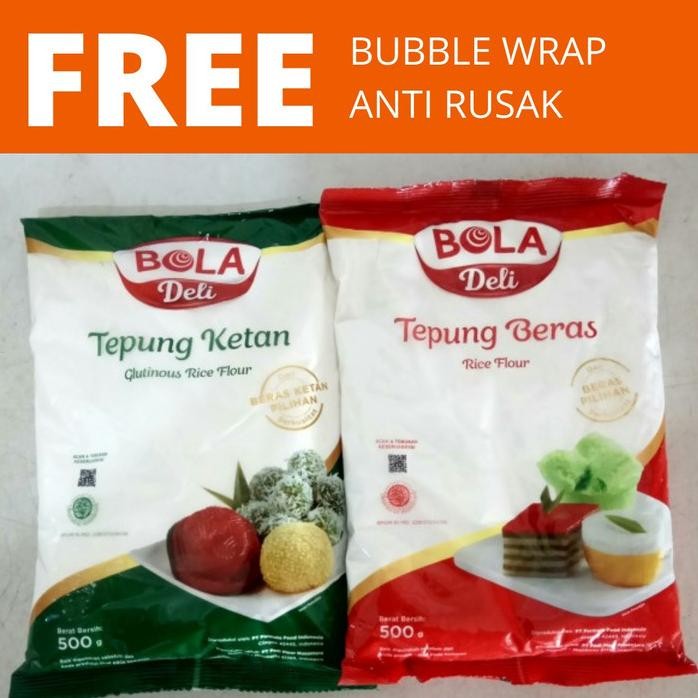 

Terlaris Tepung Bola Deli/Tepung Ketan/Tepung Beras 500G