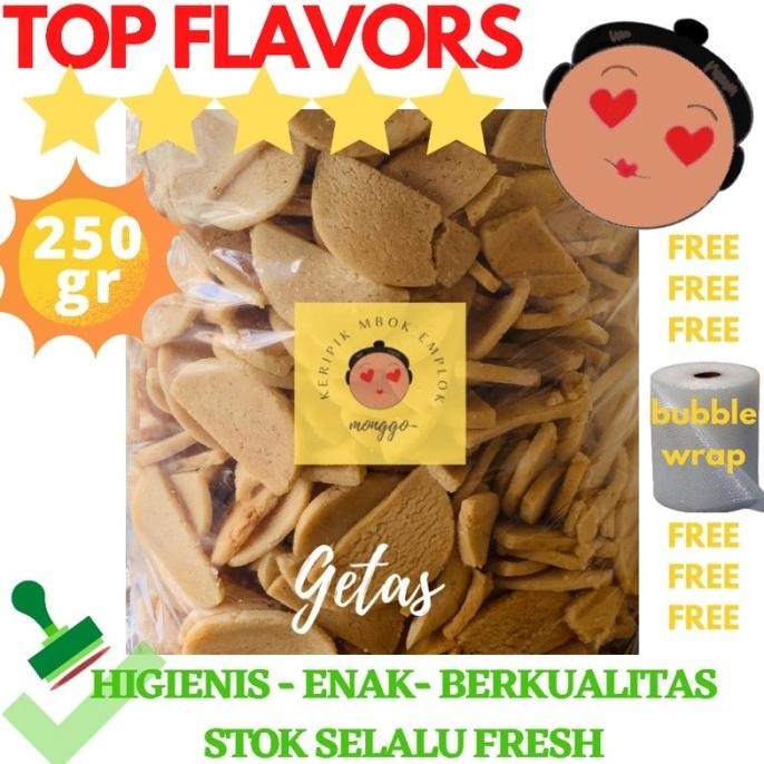 

Terlaris Getas Asin Kemplang Kerupuk Tepung Beras Gurih Khas Palembang