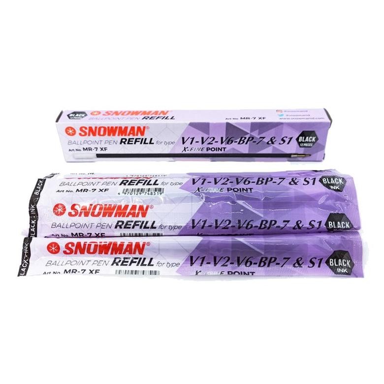 

Paling Laris! h-4 Dijual Lusinan Snowman Refill Pulpen MR-7 XF Fine 0.6 mm / Isi Ulang Pulpen Murah Premium Murah