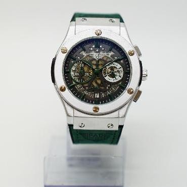 PAD HENER LEXICON Jam Tangan Unisex Analog Original Anti Air Tali Kulit Keren Army Green Luxury Chro