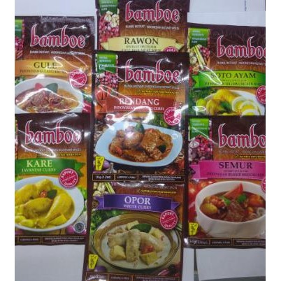 

bumbu masak BAMBOE aneka bumbu kental gula rawon kare rendang semur