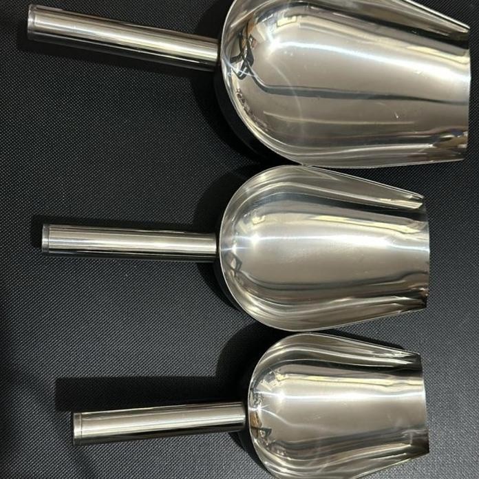 

Terlaris Scoop Ice Flour Coffee 9" 10" 11" / Sendok Sekop / Sendok Serok Takar Es Batu Tepung Biji Kopi Gula Pasir Beras Bahan Stainless Steel Tebal