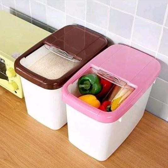 

Terlaris Ready Lagi Kim Wadah Beras 10Liter Cocok Digunakan Menyimpan Beras, Kacang-Kacangan, Tepung Dll - Terdapat Tutup Box Penyimpanan Agar Beras Terhindar Dari Kutu - Tutup Model Sliding - Pada Bagian Bawah Tempat Be