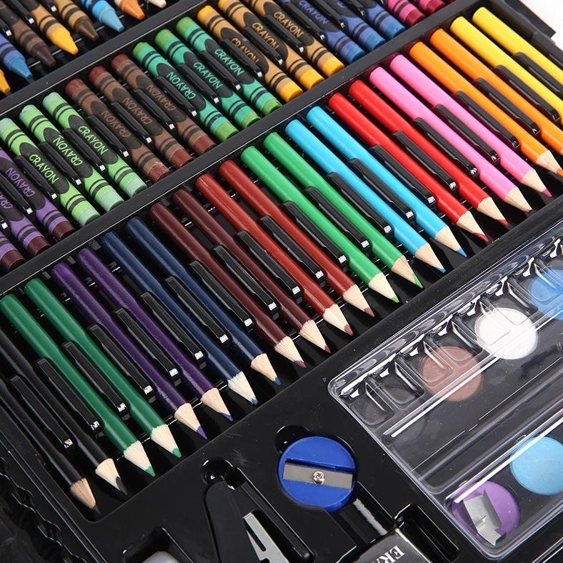 

hg-24 hj-43 HZ Crayon Set 168pcs / Krayon Mewarnai Anak 168pcs / Pensil Warna Set 168pcs Termurah Viral