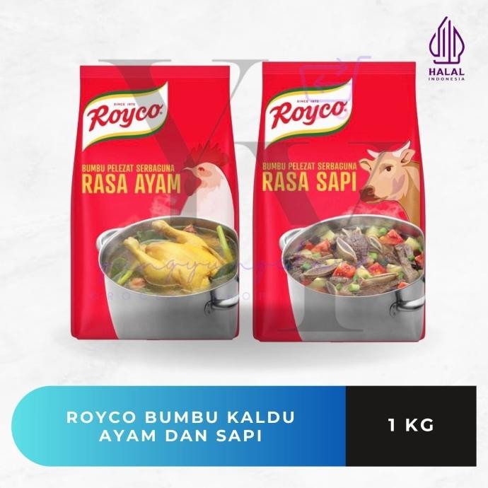 

Terbaru Royco Bumbu Kaldu Rasa Ayam / Sapi 1 Kg