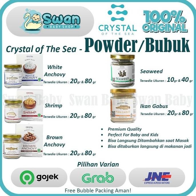 

Terbaru Crystal of The Sea Powder / Bubuk Mpasi