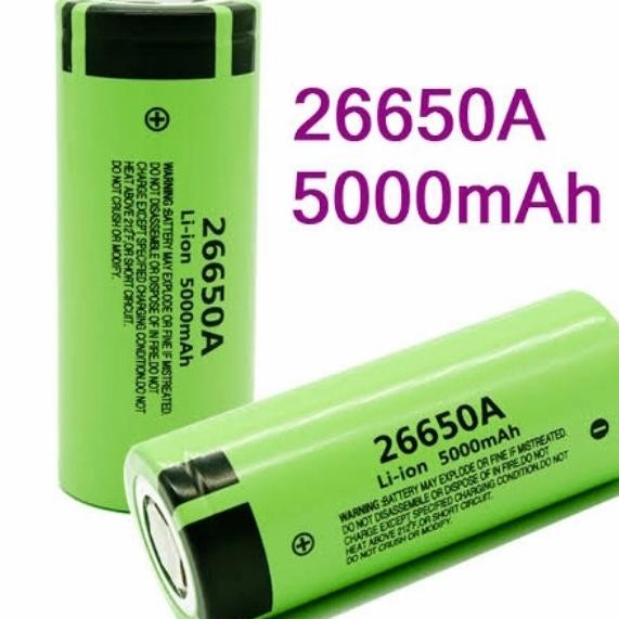 ready BATTERY 26650 26650A BATRE BATERAI PANASONIC 5000MAH