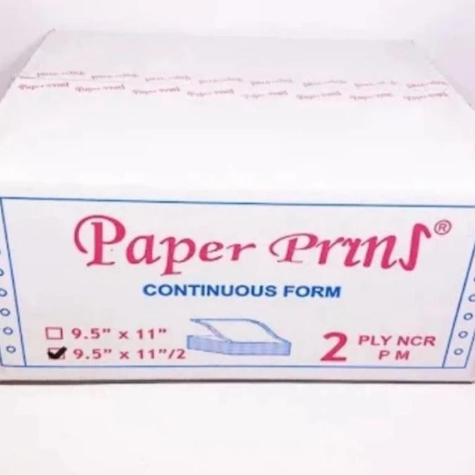 

TERMURAH - Kertas Continuous Form 2 ply A4 Full