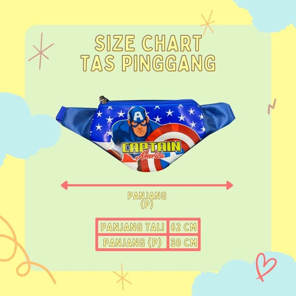 TAS PINGGANG ANAK DINO WAIST BAG ANAK COWOK KARAKTER DINOSAURUS TERMURAH