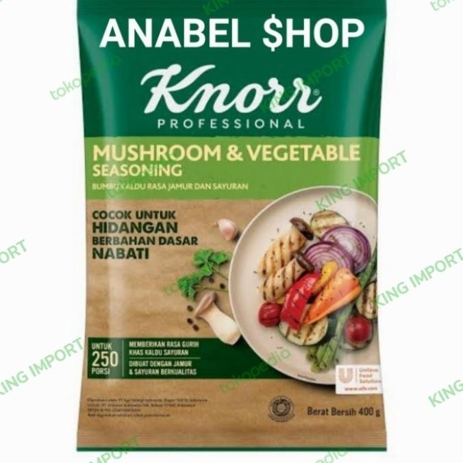 

Terbaru knorr knor knoor mushroom & vegetable seasoning bumbu kaldu jamur