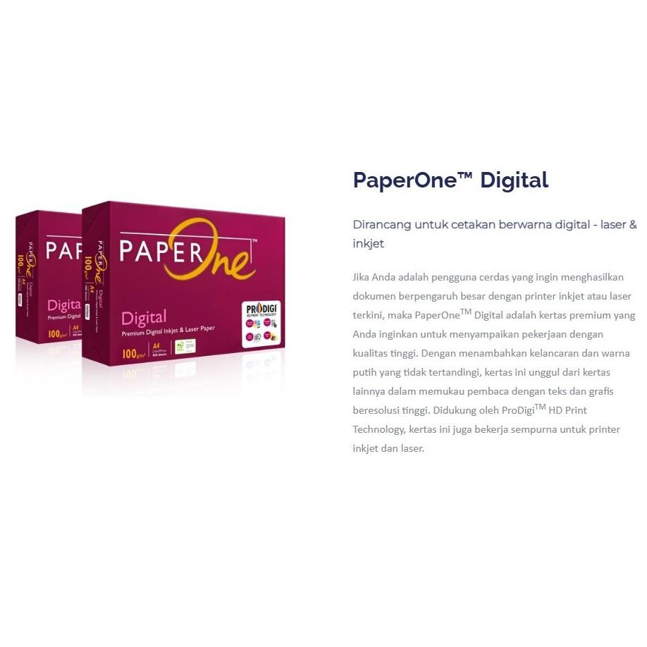 

GTU-712 jg-8 Paper One Kertas A4 100gr Hemat Premium