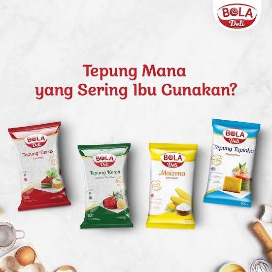 

Terlaris Bola Deli Tepung Beras 500Gr / Ketan / Maizena / Tapioka