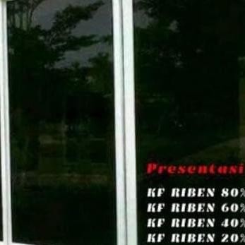 KACA FILM RIBEN HITAM / STIKER KACA / STICKER KACA JENDELA RUMAH
