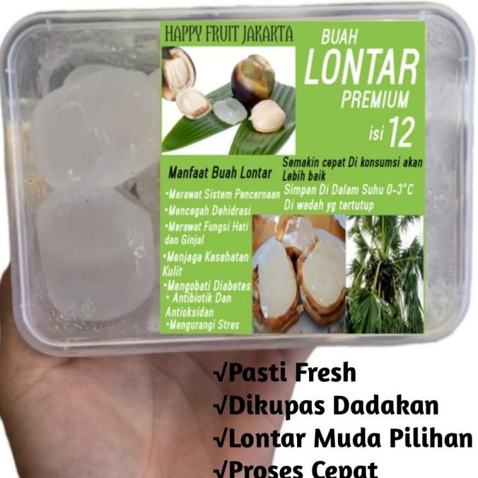 Buah Lontar / Siwalan Segar 20 Biji / Pack