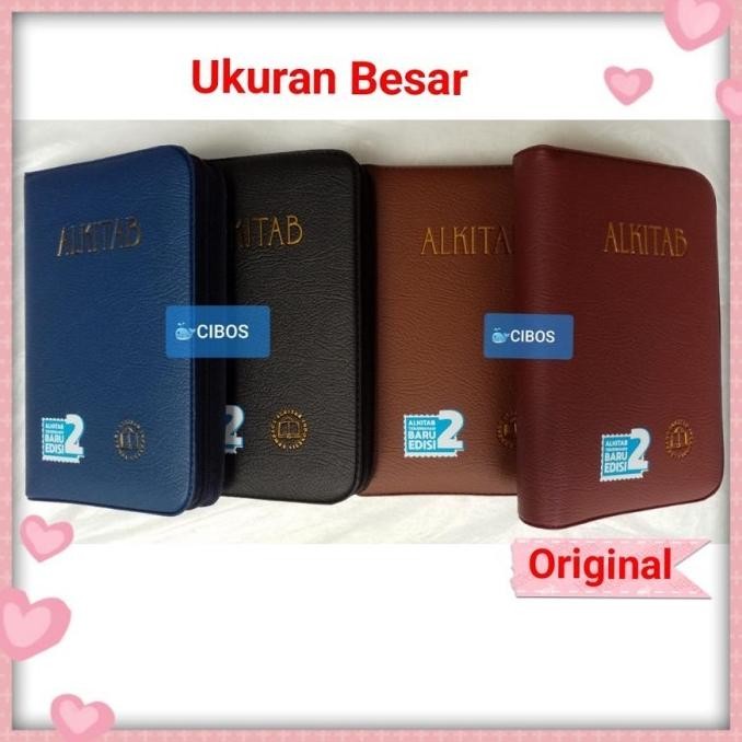 Sale | Alkitab Kristen Ukuran Besar Terjemahan Baru Edisi 2. Resleting. Huruf