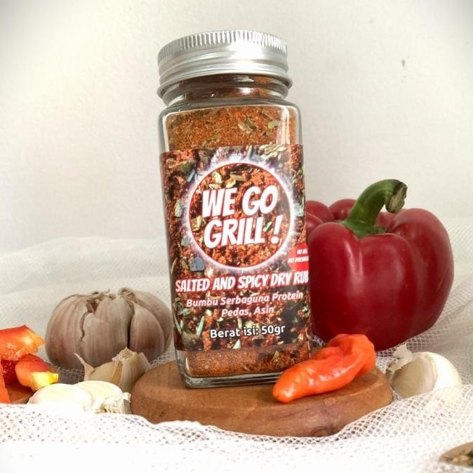 

We Go Grill - Salted & Spicy Dry Rub - Bumbu Masak Instan