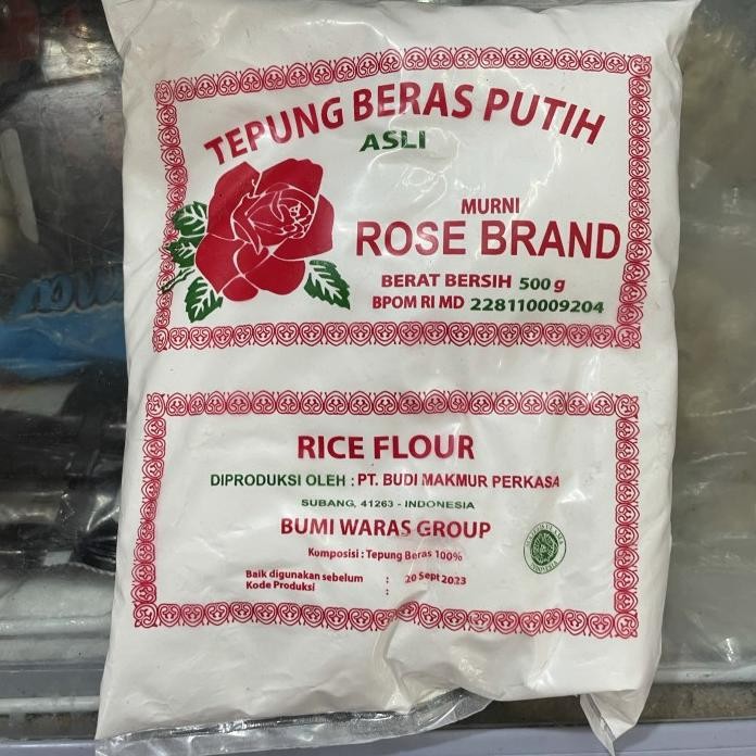 

Terlaris Tepung Beras Rose Brand 500Gr